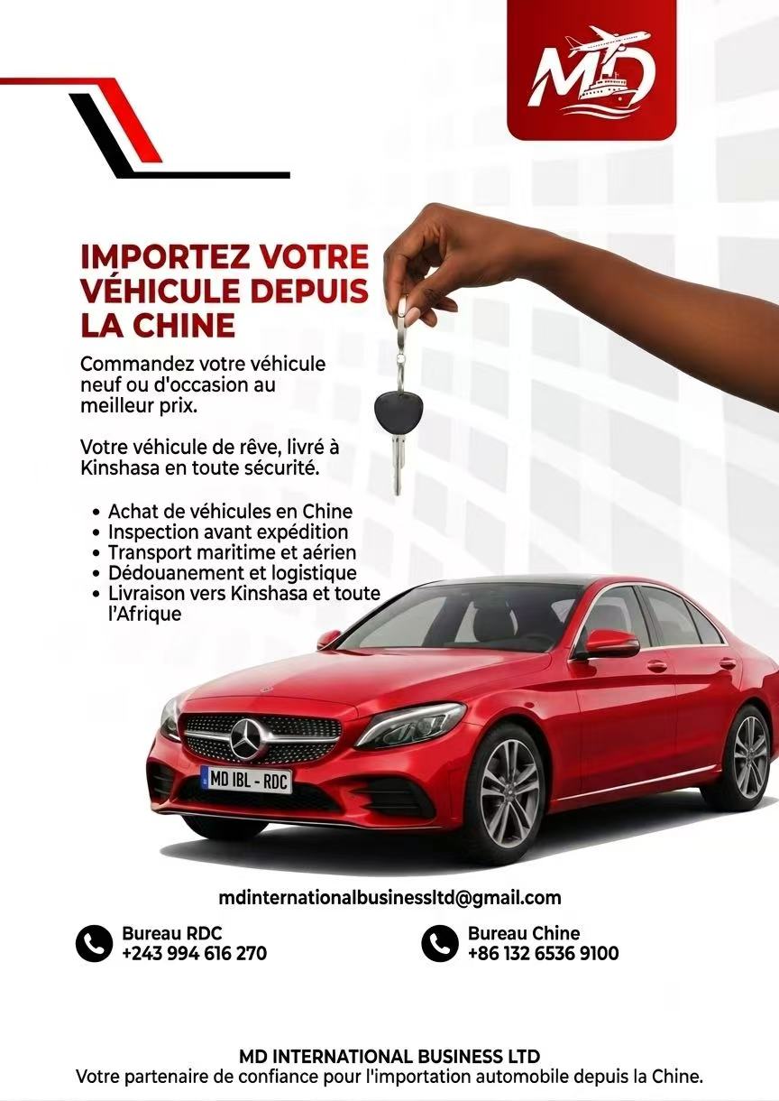 Importation de vehicules depuis la Chine